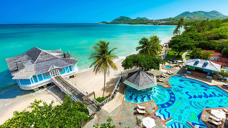 Transfer from St. Lucia Airport to Sandals Halcyon